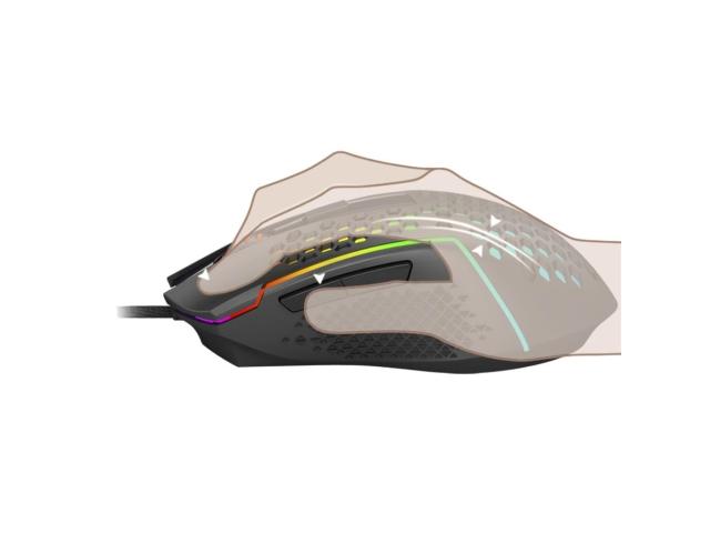 Mouse Optic Redragon Reaping RGB, USB, Black