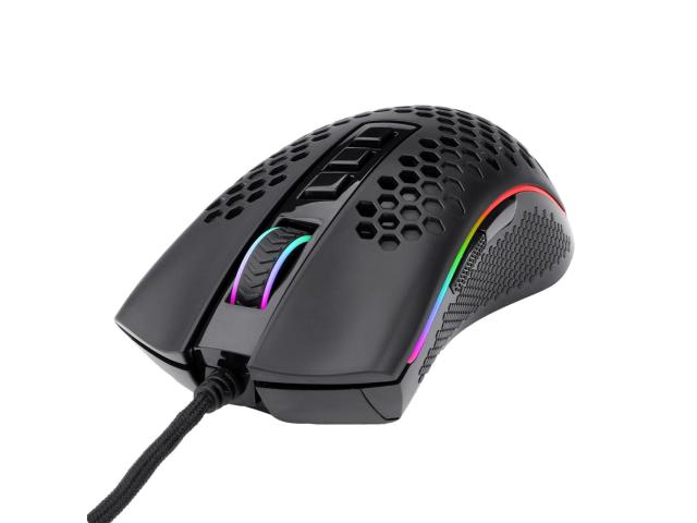 Mouse Optic Redragon Storm, RGB LED, USB, Black