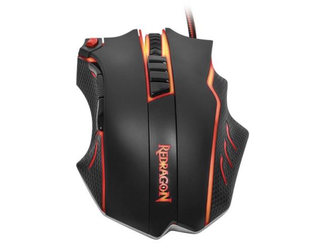 Mouse Optic Redragon TitanoBoa2 Chroma, RGB LED, USB, Black
