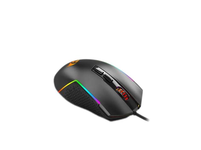 Mouse Optic Redragon Trident Lite, RGB LED, USB, Black