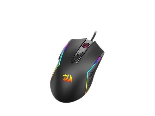 Mouse Optic Redragon Trident Lite, RGB LED, USB, Black