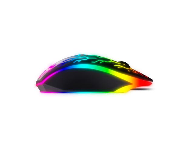 Mouse optic Riotoro Uruz Z5, RGB LED, USB, Black