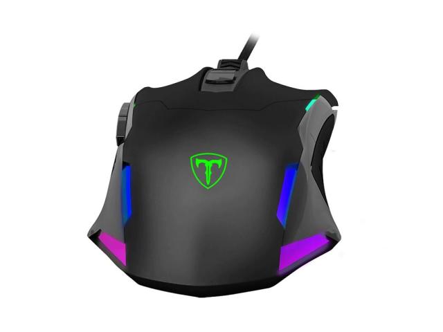 Mouse Optic T-Dagger Beifadier, RGB LED, USB, Black