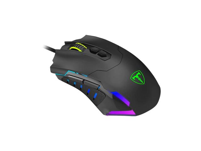 Mouse Optic T-Dagger Beifadier, RGB LED, USB, Black
