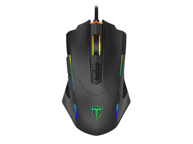 Mouse Optic T-Dagger Beifadier, RGB LED, USB, Black