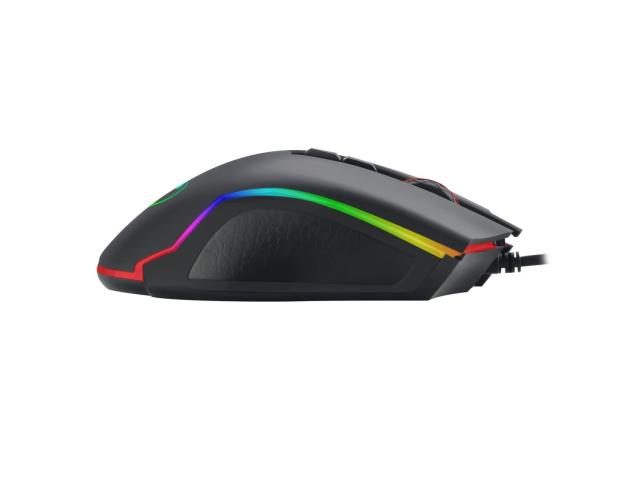 Mouse optic T-Dagger Second Lieutenant, RGB LED, USB, Black