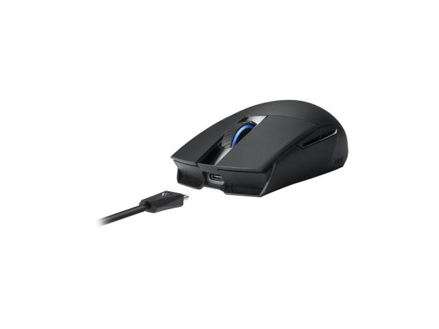Mouse Optic Asus ROG Strix Impact II WL, USB, Black