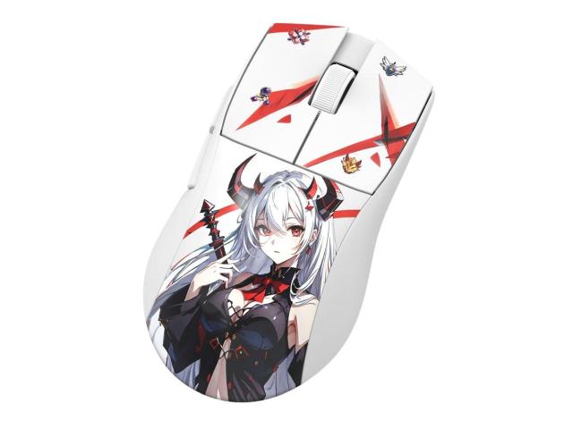 Mouse Optic Redragon K1ng Pro 1K, USB/USB Wireless/Bluetooth, White