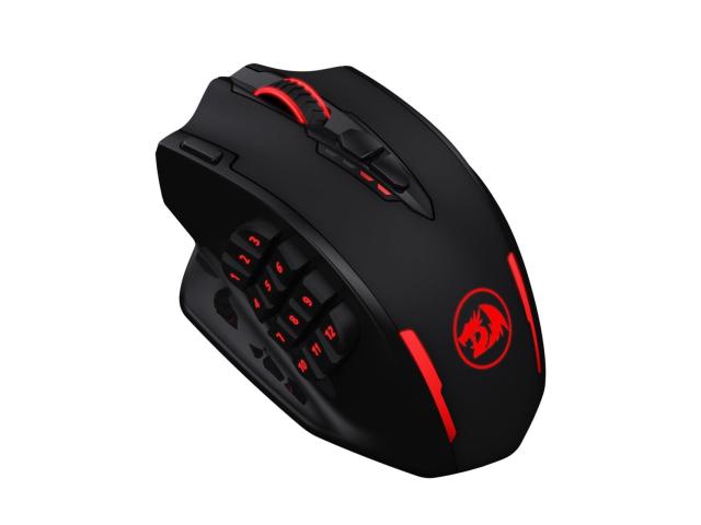 Mouse Optic Redragon Impact Elite RGB, USB Wireless, Black