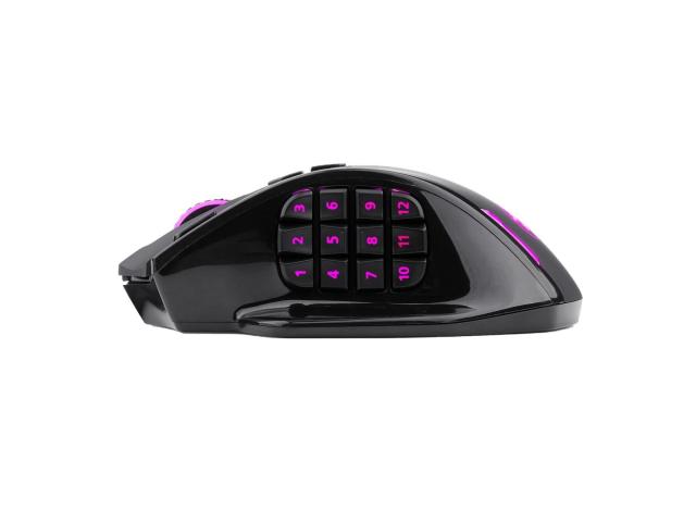 Mouse Optic Redragon Impact Elite RGB, USB Wireless, Black