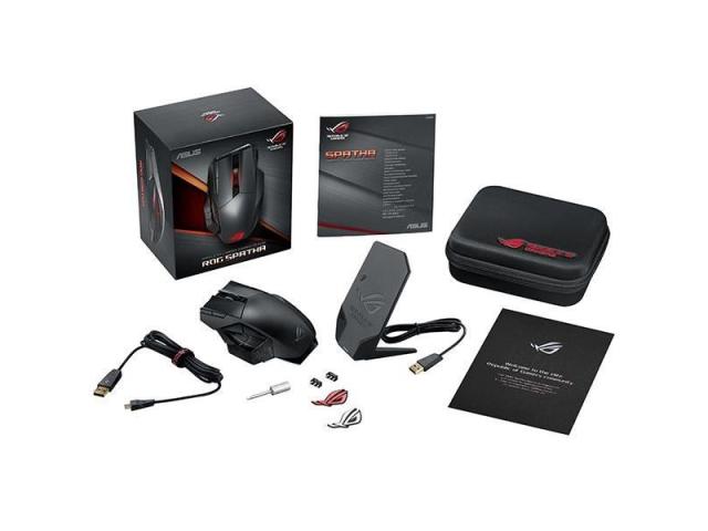 Mouse Laser Asus ROG Spatha, USB Wireless, Black