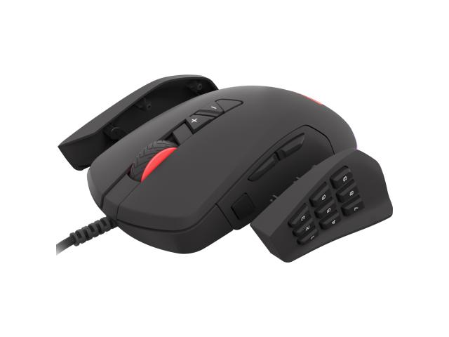 Mouse Optic Natec, RGB LED, USB, Black