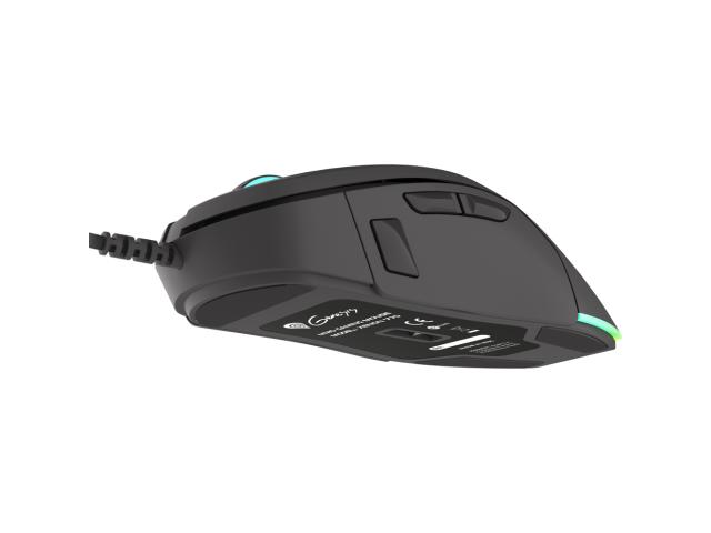 Mouse Optic Natec, RGB LED, USB, Black