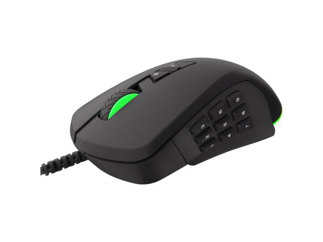 Mouse Optic Natec, RGB LED, USB, Black