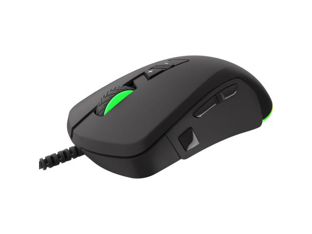 Mouse Optic Natec, RGB LED, USB, Black