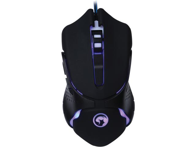 Mouse Optic Marvo G801, Blue LED, USB, Black