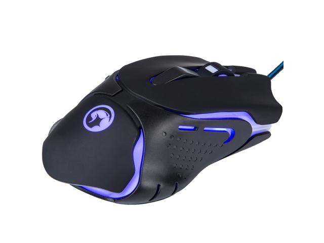 Mouse Optic Marvo G801, Blue LED, USB, Black