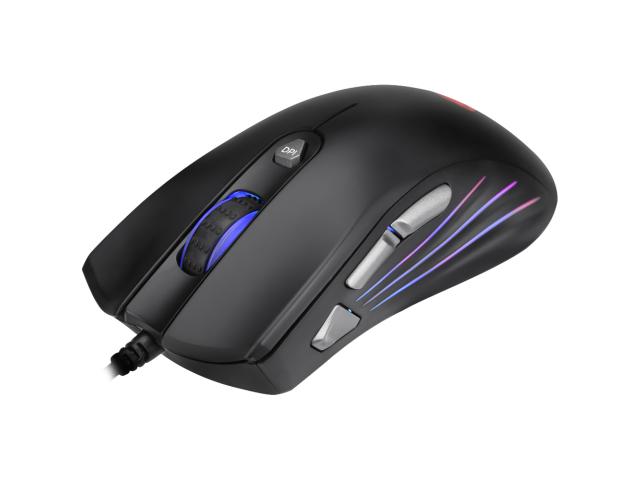 Mouse Optic Marvo G813, RGB LED, USB, Black