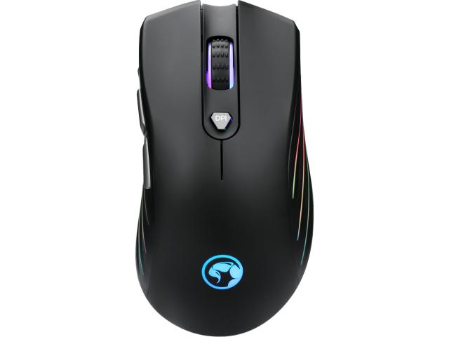 Mouse Optic Marvo G813, RGB LED, USB, Black