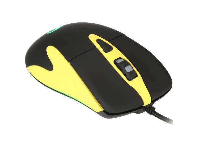 Mouse Optic Marvo G901, RGB LED, USB, Negru-Galben