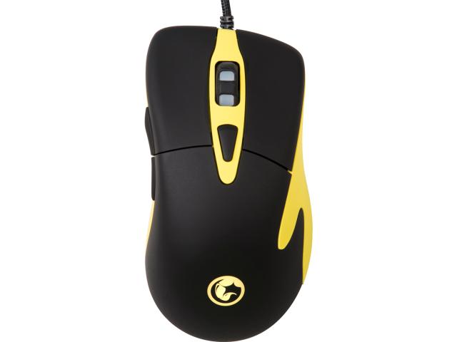 Mouse Optic Marvo G901, RGB LED, USB, Negru-Galben