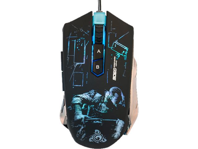 Mouse Optic Marvo G906, RGB LED, USB, Black