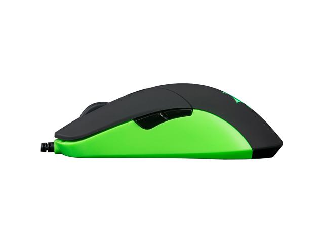 Mouse Optic Marvo G911, RGB LED, USB, Black-Green