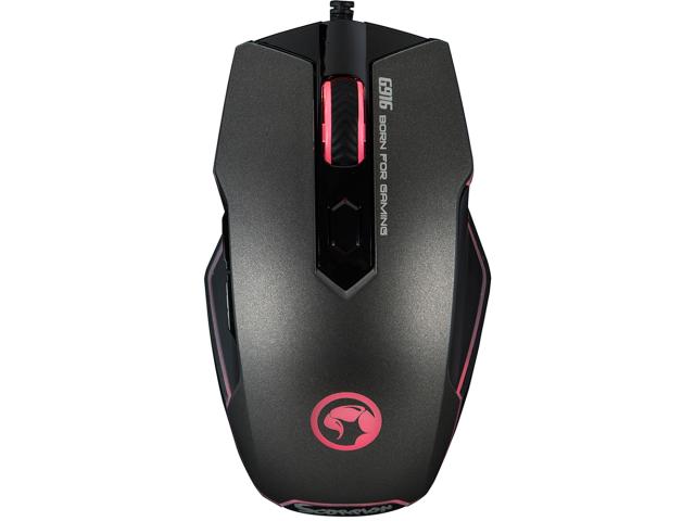 Mouse Optic Marvo G916, RGB LED, USB, Black