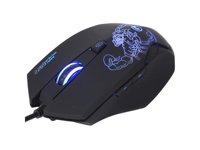 Mouse Optic Marvo G922, RGB LED, USB, Black