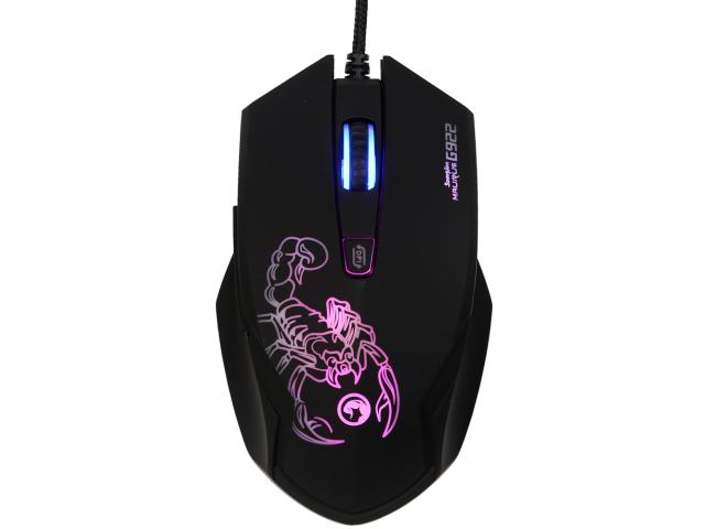 Mouse Optic Marvo G922, RGB LED, USB, Black
