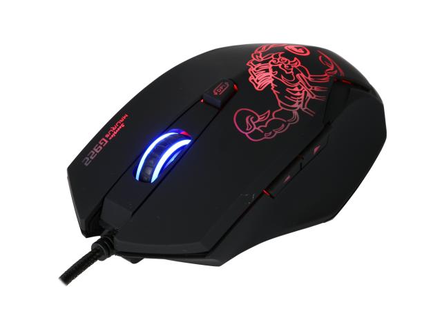 Mouse Optic Marvo G922, RGB LED, USB, Black