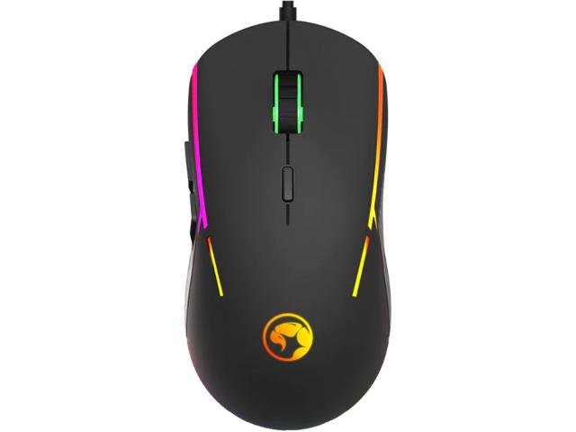 Mouse Optic Marvo G924, RGB LED, USB, Black