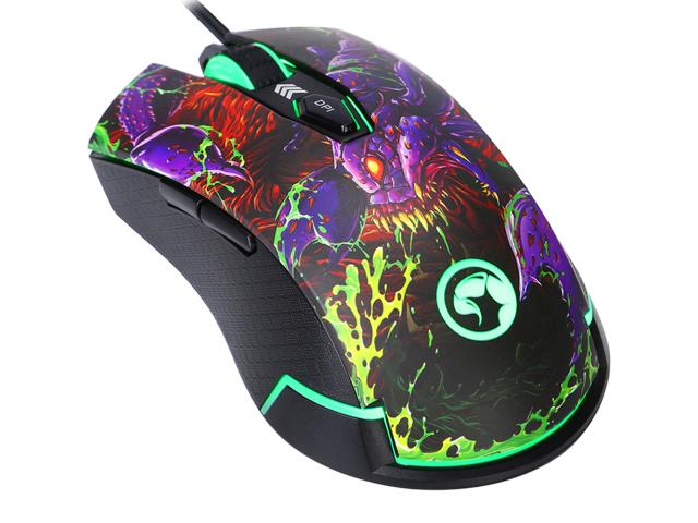 Mouse Optic Marvo G929, RGB LED, USB, Black