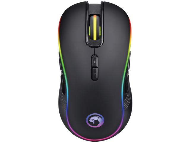 Mouse optic Marvo G940, RGB LED, USB, Black-Red