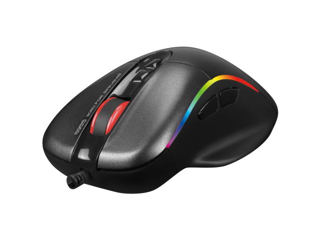 Mouse Optic Marvo G955, RGB LED, USB, Black