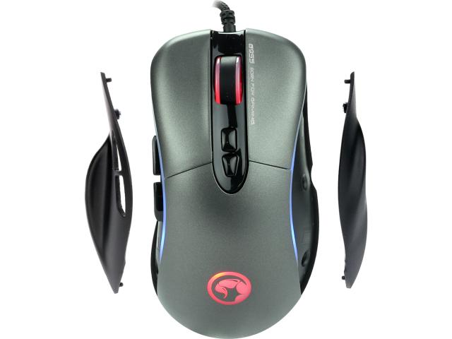 Mouse Optic Marvo G955, RGB LED, USB, Black