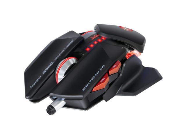 Mouse Optic Marvo G980, RGB LED, USB, Black