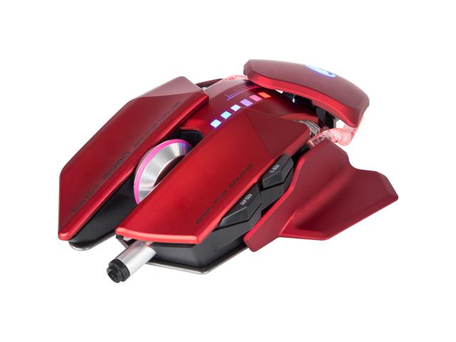 Mouse Optic Marvo G980, RGB LED, USB, Red