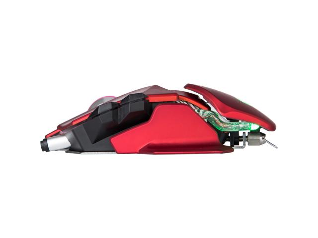 Mouse Optic Marvo G980, RGB LED, USB, Red