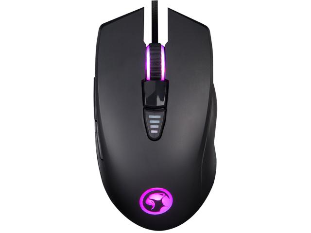 Mouse Optic Marvo G982, RGB LED, USB, Black