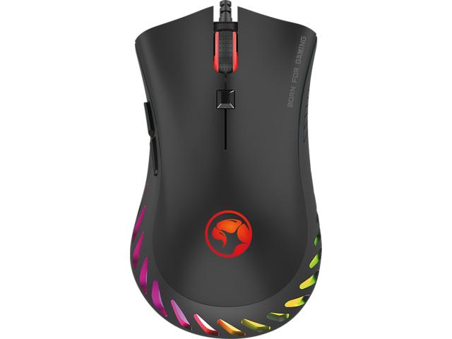 Mouse Optic Marvo G985 RGB, USB. Black