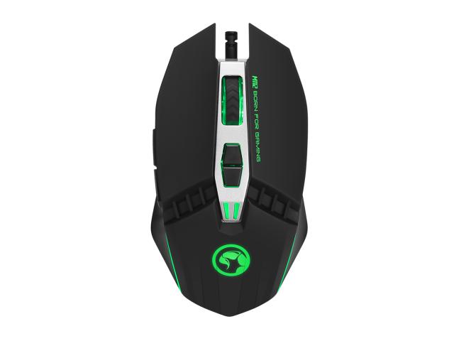 Mouse Optic Marvo M112, RGB LED, USB, Black
