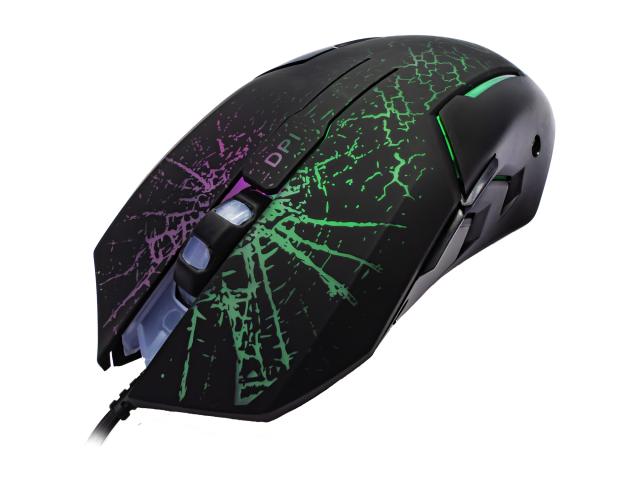 Mouse Optic Marvo M207, RGB LED, USB, Black