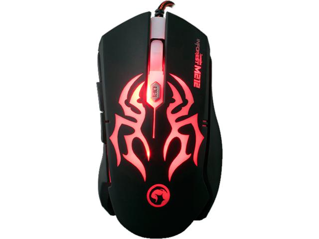 Mouse Optic Marvo M212, RGB LED, USB, Black