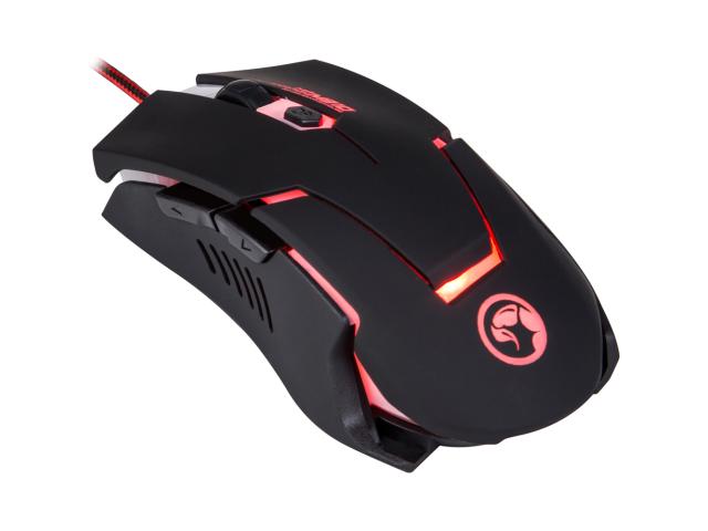 Mouse Optic Marvo M310, RGB LED, USB, Black