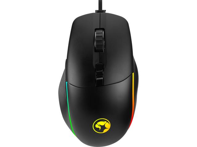 Mouse Optic Marvo M412, RGB LED, USB, Black