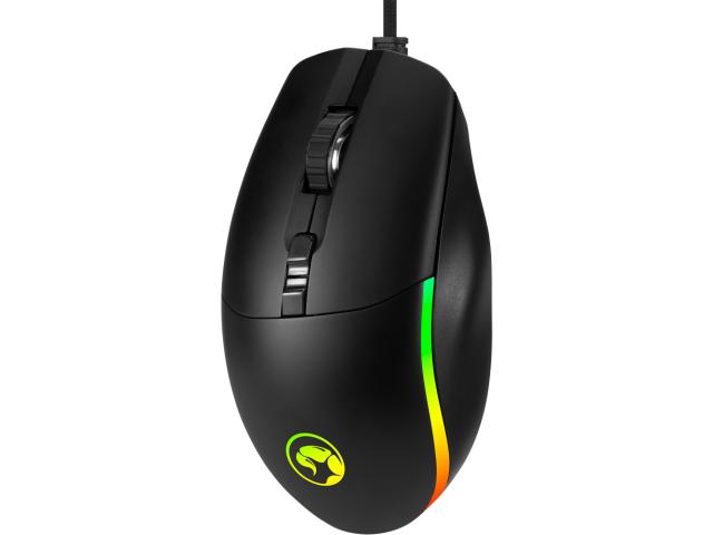 Mouse Optic Marvo M412, RGB LED, USB, Black