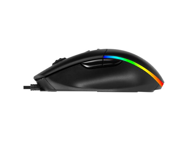 Mouse Optic Marvo M412, RGB LED, USB, Black