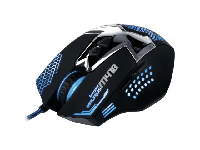 Mouse Optic Marvo M418, RGB LED, USB, Black