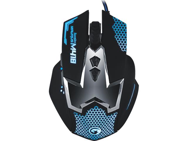 Mouse Optic Marvo M418, RGB LED, USB, Black